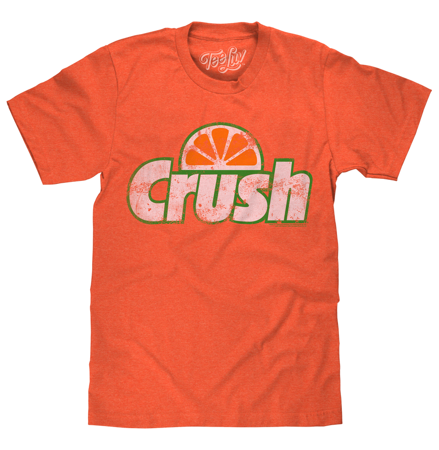 Vintage Orange Crush Logo T-Shirt - Orange
