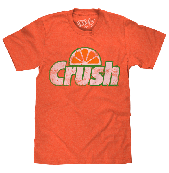 Vintage Orange Crush Logo T-Shirt - Orange – Tee Luv