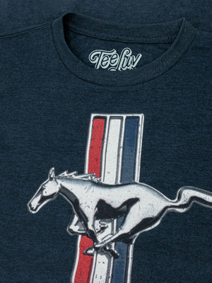 Ford Mustang Logo T-Shirt - Navy