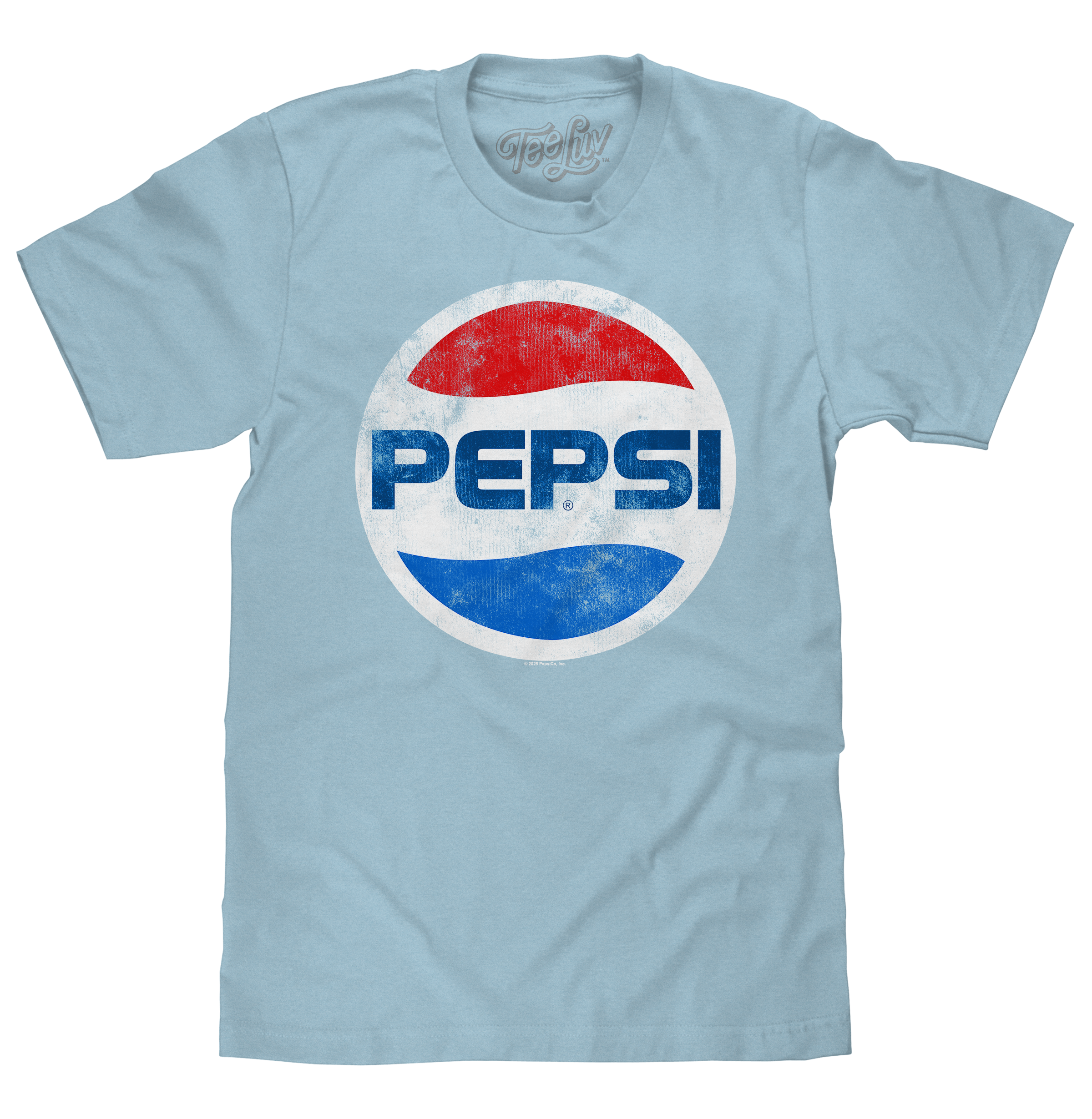Pepsi Classic Logo T-Shirt - Arctic Blue – Tee Luv