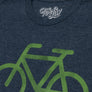 38 Miles Per Burrito Bike T-Shirt - Blue