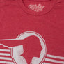 Pontiac Distressed Headdress Logo T-Shirt - Red