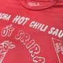 Sriracha Label T-Shirt - Red