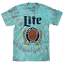 Miller Lite Beer Tie Dye T-Shirt - Coral Reef Tie Dye