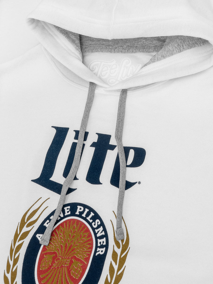 Miller Lite Logo Hooded Sweatshirt - Gray