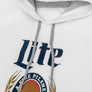 Miller Lite Logo Hooded Sweatshirt - Gray