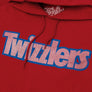 Faded Twizzlers Candy Logo Hooded Sweatshirt - Red
