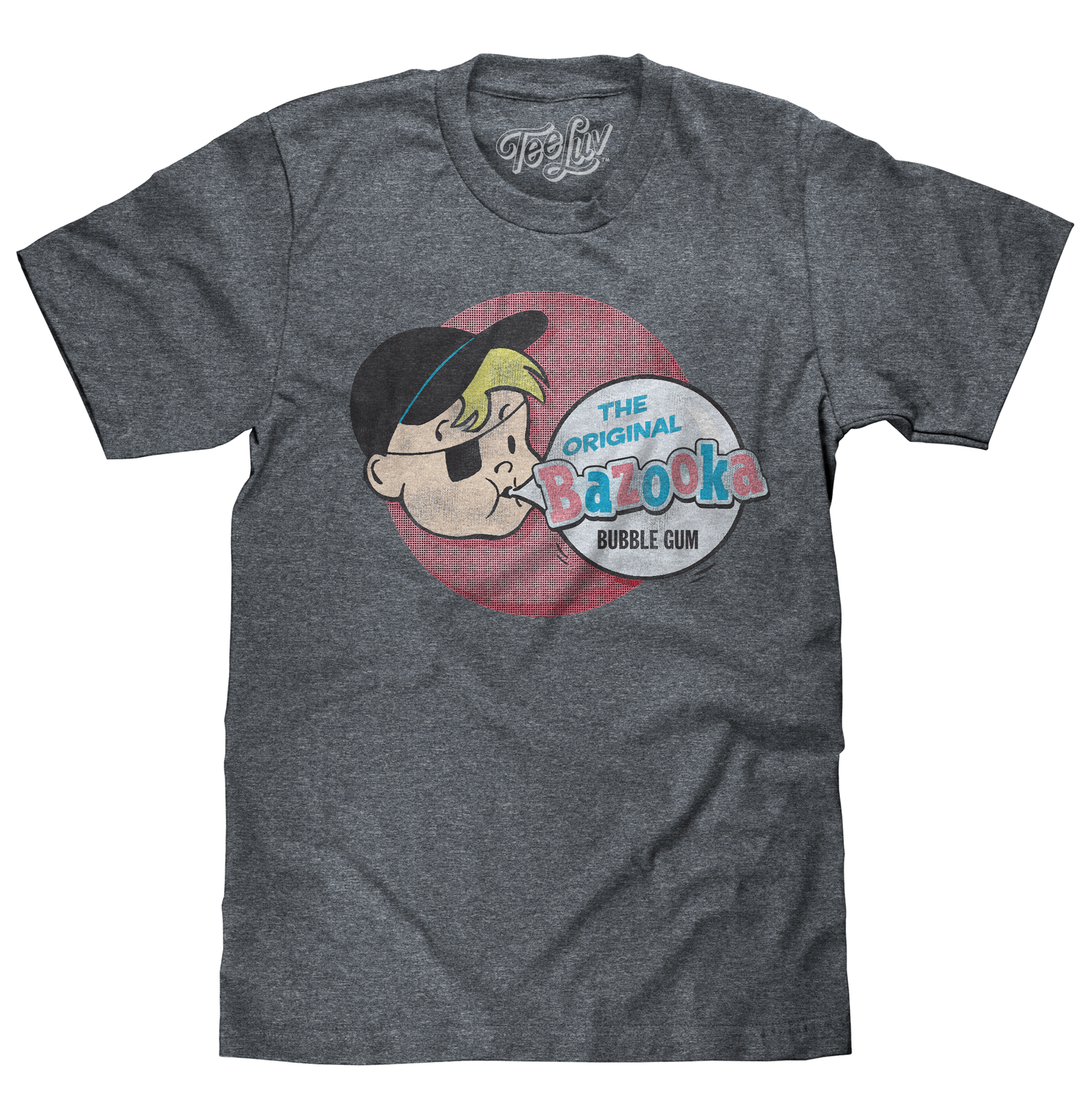 Bazooka Bubble Gum Big & Tall T-Shirt - Blue – Tee Luv Bazooka Bubble Gum Big & Tall T-Shirt - Blue – Tee Luv