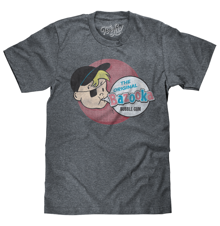 Bazooka Bubble Gum Big & Tall T-Shirt - Blue – Tee Luv Bazooka Bubble Gum Big & Tall T-Shirt - Blue – Tee Luv
