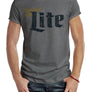 Miller Lite Distressed Logo T-Shirt - Gray