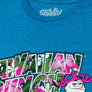 Hawaiian Punch Floral Print T-Shirt - Blue