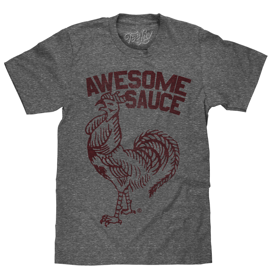 Sriracha Awesome Sauce T-Shirt - Gray