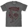 Sriracha Awesome Sauce T-Shirt - Gray