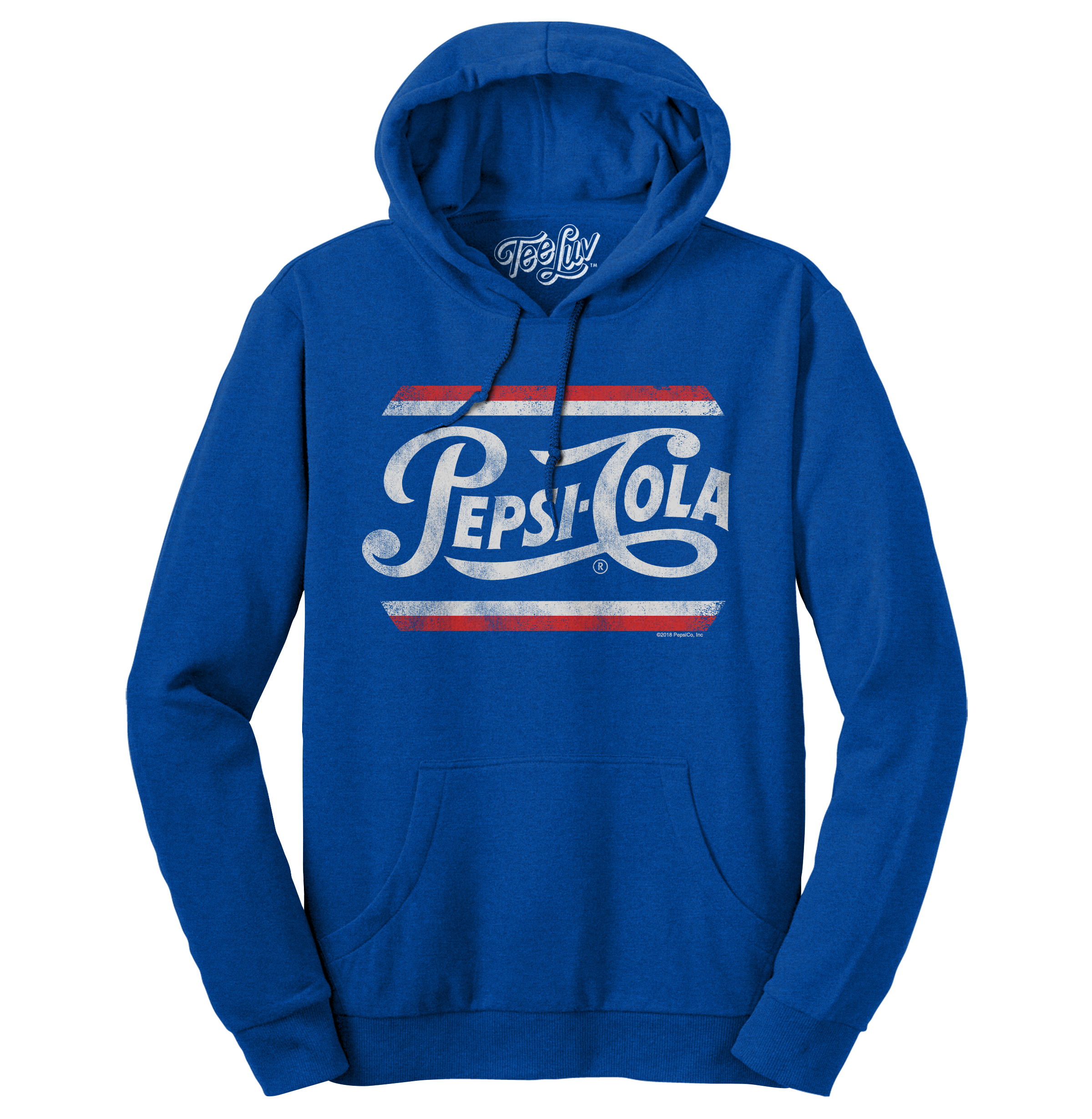Pepsi French Terry Hooded Sweatshirt X Large Men s Size XL Blue