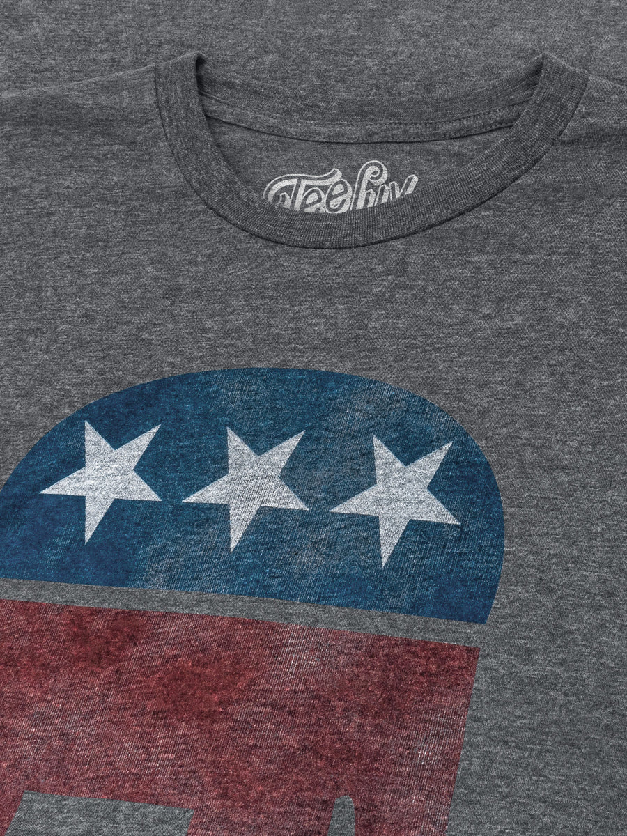 Republican Elephant T-Shirt - Gray