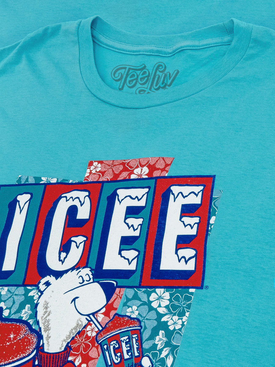 Hawaiian ICEE Polar Bear T-Shirt - Blue