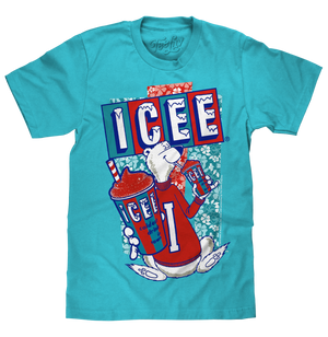 Hawaiian ICEE Polar Bear T-Shirt - Blue