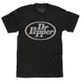 Dr Pepper Oval Logo T-Shirt - Vintage Black