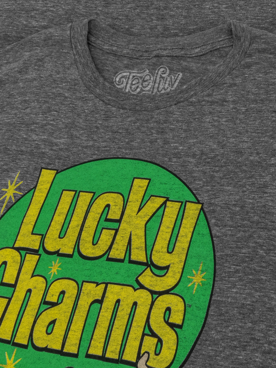 Lucky Charms Retro Logo T-Shirt - Gray