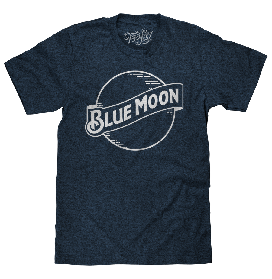 Blue Moon Logo T-Shirt - Navy