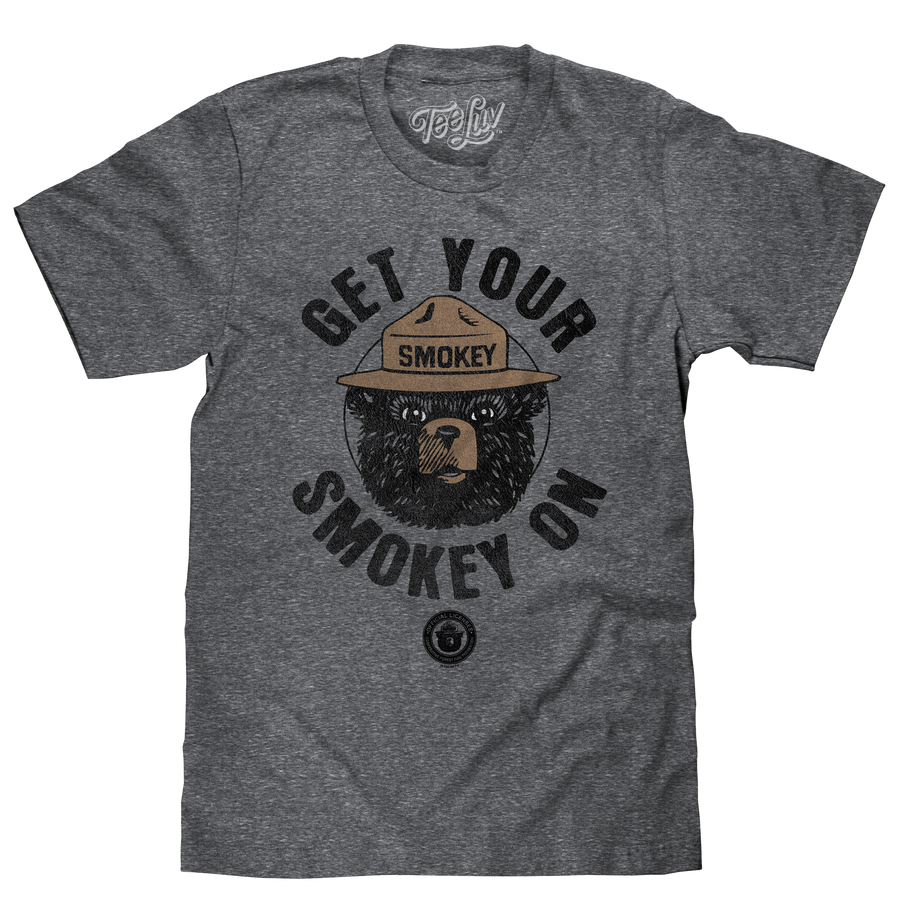 Get Your Smokey On T-Shirt - Gray