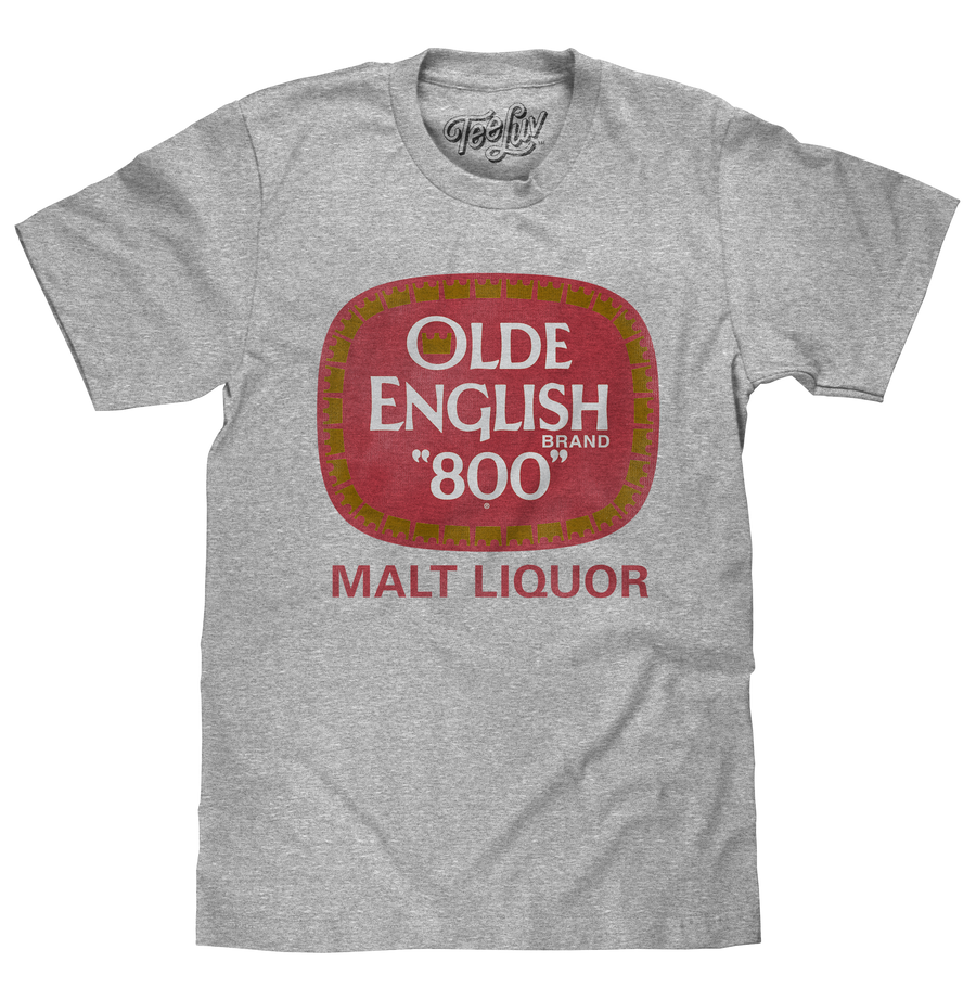 Olde English "800" Logo T-Shirt - Gray