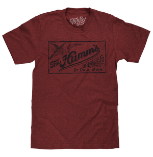 The Hamm's Brewing Company Logo T-Shirt - Red