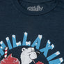 ICEE Chillaxin' Faded Logo T-Shirt - Navy