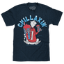 ICEE Chillaxin' Faded Logo T-Shirt - Navy