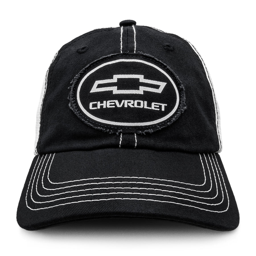 Chevy Oval Logo Patch Hat - Black