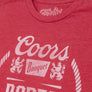 Coors Banquet Rodeo Bull Logo T-Shirt - Red