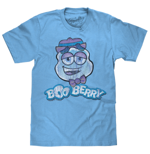 Boo Berry Monster Cereal T-Shirt - Light Blue