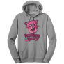 Franken Berry Monster Cereal Mascot Hooded Sweatshirt - Oxford Gray