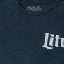 Miller Lite Beer Logo Front and Back Print T-Shirt - Denim Black Heather