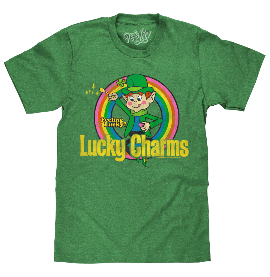 Feeling Lucky? Lucky Charms Leprechaun T-Shirt - Green