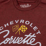 Chevrolet Corvette 62 Race Tested Street Proven T-Shirt - Crimson Heather