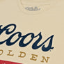 Coors Banquet Retro Beer Logo T-Shirt - Cream