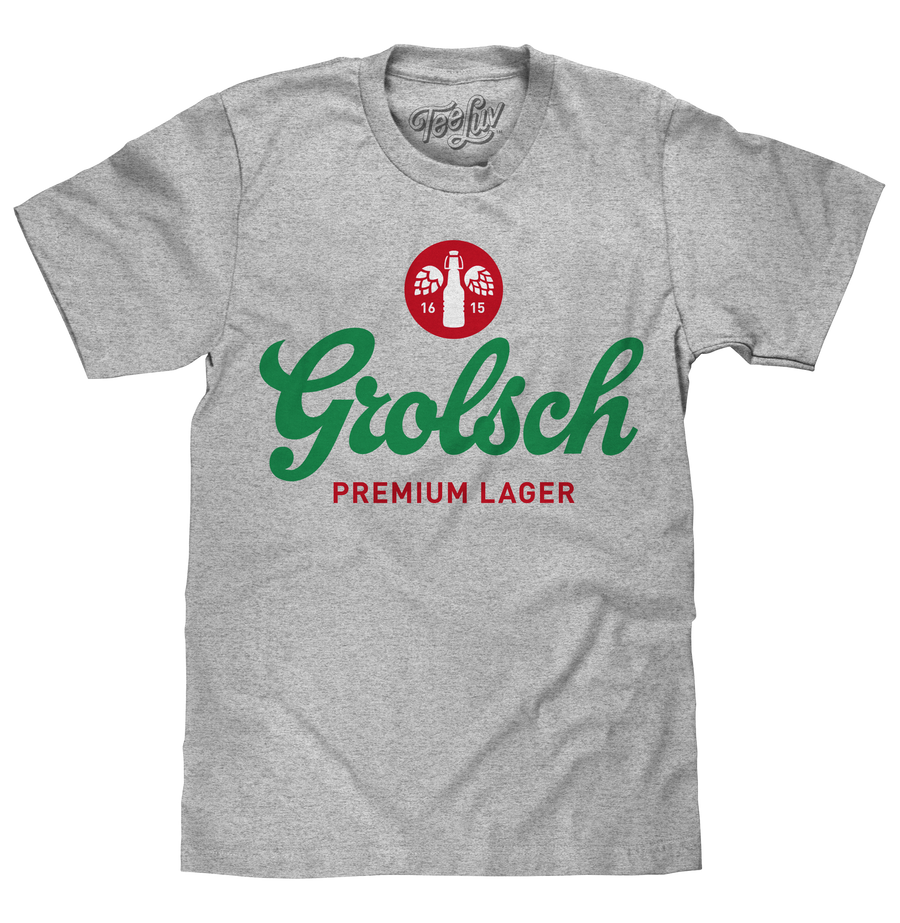Grolsch Premium Lager Logo T-Shirt - Gray