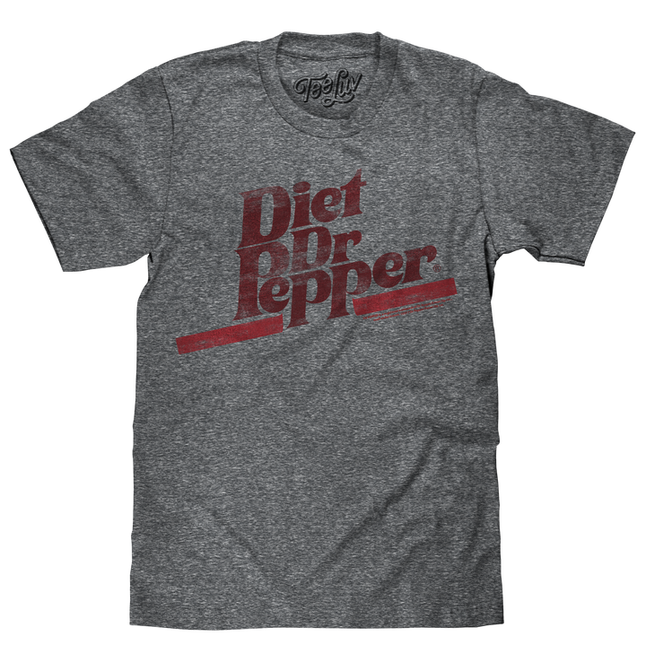 Diet Dr Pepper T-Shirt - Gray