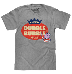 Fleer Dubble Bubble Gum T-Shirt - Athletic Gray Heather
