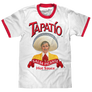 Tapatio Hot Sauce Ringer T-Shirt - White/Red