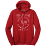 Sriracha Hot Chili Sauce Rooster Logo Hooded Sweatshirt - Red