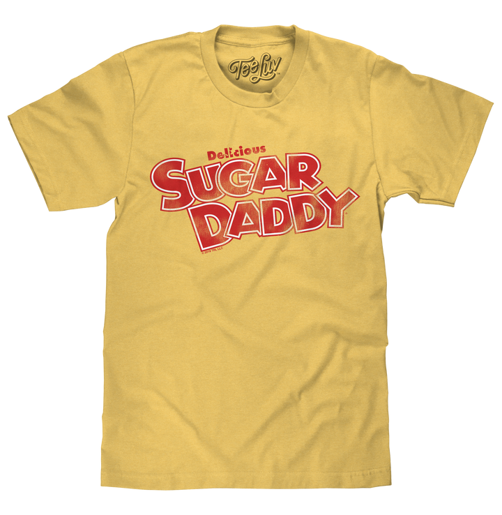Delicious Sugar Daddy Candy T-Shirt - Light Yellow