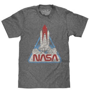 NASA Space Shuttle T-Shirt - Gray