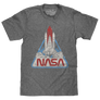 NASA Space Shuttle T-Shirt - Gray