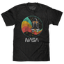 NASA Worm Shuttle Logo T-Shirt - Black