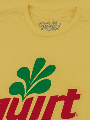 Squirt Grapefruit Soda Logo T-Shirt - Banana Yellow