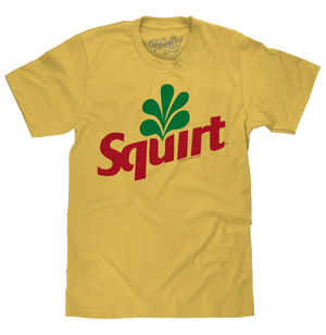 Squirt Grapefruit Soda Logo T-Shirt - Banana Yellow