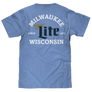 Miller Lite Milwaukee Wisconsin T-Shirt - Blue