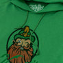 Vernor's Ginger Ale Woody Gnome Hooded Sweatshirt - Kelly Green